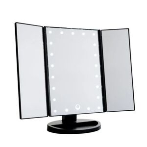 NIB Impressions Vanity Touch Trifold XL LED Mirror